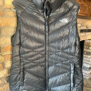 The North Face Black Quilted Vest